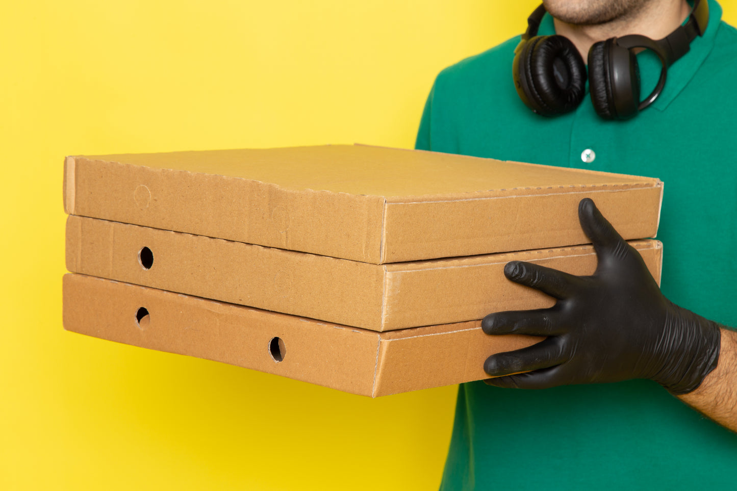 Pizza Boxes Brown